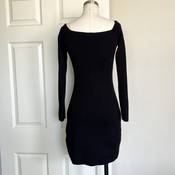 NWT & Other Stories Black Ribbed Dress - Picture 4 of 9